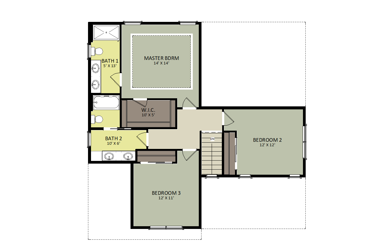 McCoy Second Floor Floor Plan